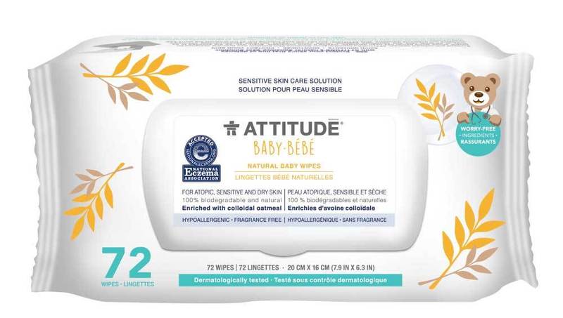 Attitude Baby Sensitive Skin Wipes