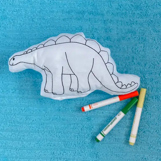 Doodle Pillow Art Kit: Dinosaurs & Monsters