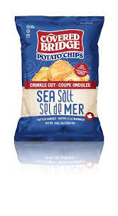 Covered Bridge Potato Chips - Crinkle Cut Sea Salt