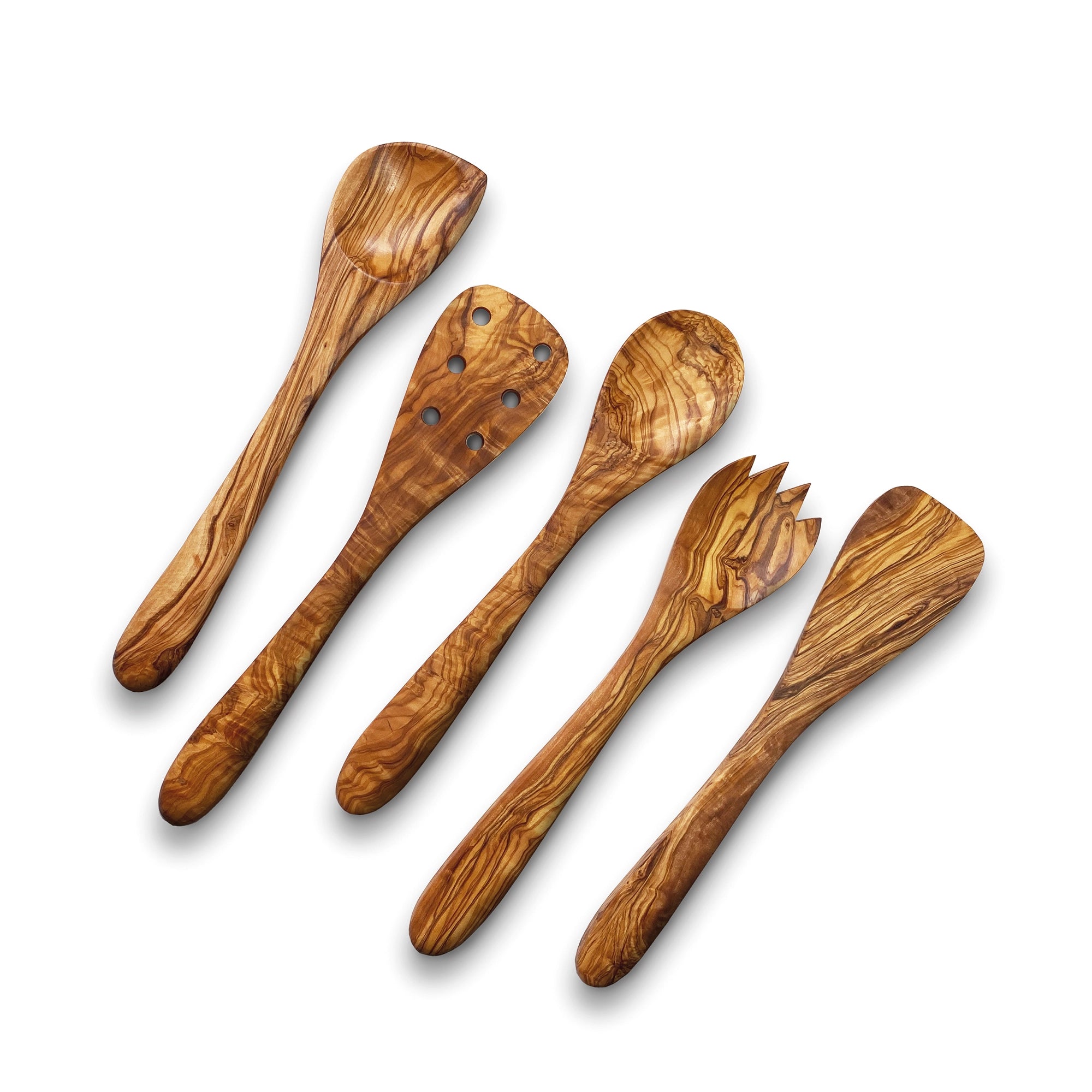 Handmade Olive Wood Kitchen Utensils